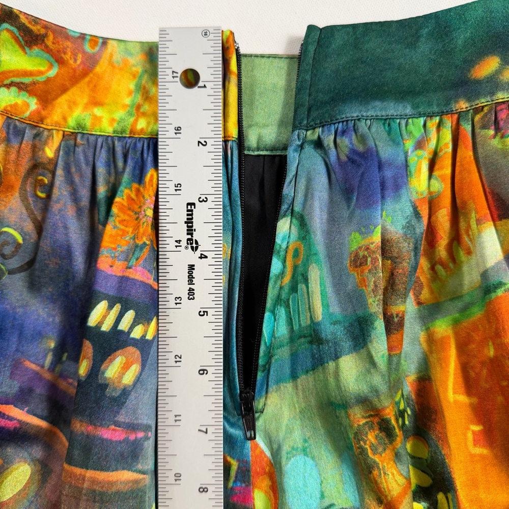 Book of Life Whimsical Art Print A-Line Skirt | Cottagecore Fairycore | Size M - Picture 10 of 10